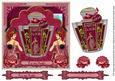 Cerise Art Deco Perfume My Auntie 7in Decoupage Topper