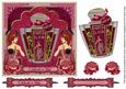 Cerise Deco Perfume Celebrate in Style 7in Decoupage Topper