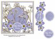 Blue Dotty Fmk Belated Birthday 7in Time Flower Decoupage