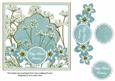 Teal Dotty Fmk Belated Birthday 7in Time Flower Decoupage