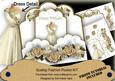 Cream Rose Happy Birthday Ink Saver Fashion Tag Mini Kit