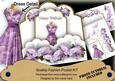 Lilac Rose Happy Birthday Ink Saver Fashion Tag Mini Kit