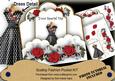 Blk Red Dotty Special Day Ink Saver Fashion Tag Mini Kit