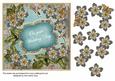 Dusky Teal Met Fleur Wedding Day Fancy 7in Deco Topper