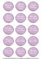 Lilac Fleur All Birthday Sentiment Caption Sentiment Sheet