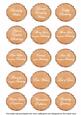 Borange Fleur All Birthday Sentiment Caption Sentiment Sheet