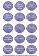 Dblue Fleur All Birthday Sentiment Caption Sentiment Sheet
