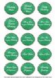 Green Fleur All Birthday Sentiment Caption Sentiment Sheet