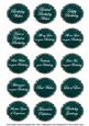 Peacock Fleur All Birthday Sentiment Caption Sentiment Sheet