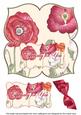 Red Poppy Especially 8in Large Blooms Fancy Topper
