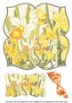 Daffodils Get Well Soon 8in Large Blooms Fancy Topper