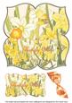Daffodils Birthday Wishes 8in Large Blooms Fancy Topper