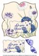 Cornflowers Special Day 8in Large Blooms Fancy Topper