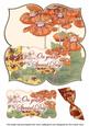 Ladies Slipper Special Day 8in Large Blooms Fancy Topper