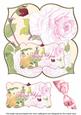 Pink Rose Thank You 8in Large Blooms Fancy Topper