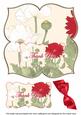 White Poppy Thank You 8in Large Blooms Fancy Topper
