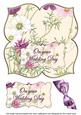 Cosmos Wedding Day 8in Large Blooms Fancy Topper