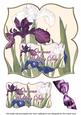 Iris Wedding Day 8in Large Blooms Fancy Topper