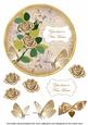 Vtea Rose New Home 7in Circle Decoupage Topper