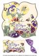 Pansies Day to Remember 8in Large Blooms Fancy Topper