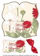 White Poppy Day to Remember 8in Large Blooms Fancy Topper
