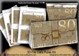Bronze 80th Birthday 3D File Purse Mini Kit