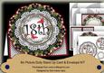 Black & Red Dotty 18th Birthday 3D Doily Card & Envelope Kit