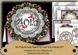 Black & Red Dotty 40th Birthday 3D Doily Card & Envelope Kit