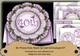 Lilac Dotty 40th Birthday 3D Doily Card & Envelope Kit