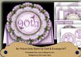 Lilac Dotty 90th Birthday 3D Doily Card & Envelope Kit