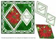 Poinsettia My Dad 7in Double Diamond Topper