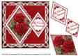 Christmas Roses My Parents 7in Double Diamond Topper