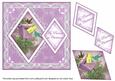 Lilac Postbox My Parents 7in Double Diamond Topper