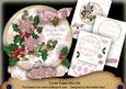 Dpink Poinsettia Across Miles Circle Easel Card m Kit