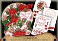 Red Poinsettia Across Miles Circle Easel Card m Kit
