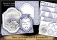 Blue Church Thinking of You Fancy Stand Up Card Kit