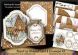 Reindeer House Thinking of You Fancy Stand Up Card Kit