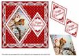 Red Robin Happy Christmas 7in Double Diamond Topper
