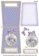 Blue Church Someone Special 5.5inch Bauble Decoupage Card