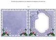 Blue Church Mum at Christmas to Fit 6in Folded Insert