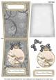 Ice Tree Mum & Dad 5.5inch Bauble Decoupage Card