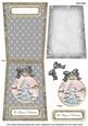 Snow Tree Magic 5.5inch Bauble Decoupage Card