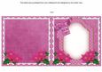Cerise Candle My Family to Fit 6in Folded Insert