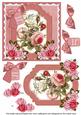 Pink Roses Belated Wishes 6in Floral Step by Step