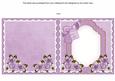 Lavender Fairy Wish You Well to Fit 6in Folded Insert