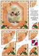 Cheeky Birds Christmas 6in Duo Corner Stacker Card Front