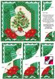 Christmas Tree Christmas 6in Duo Corner Stacker Card Front