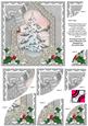 Snow Tree Christmas 6in Duo Corner Stacker Card Front