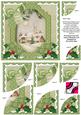 Winter Pub Christmas 6in Duo Corner Stacker Card Front