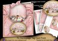 Pink Village Christmas Wishes 7in Tag Card Front Mini Kit